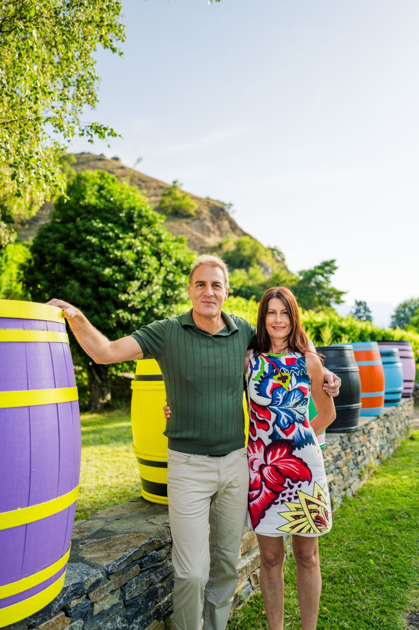 Nicole et Louis Taramarcaz, fondateurs du domaine